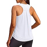 XIEERDUO Tank Top for Women Racerback Sleeveless Workout Tops Loose Fit Yoga Running Gym Shirts for Women