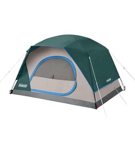 コールマン HOLIDAY TENT② Amazon.com : Coleman Skydome™ 2-Person Camping Tent - Evergreen