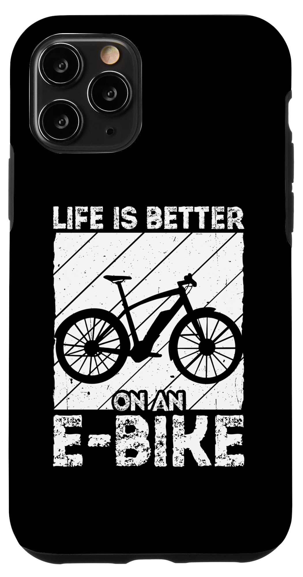 iPhone 11 Pro LIFE IS BETTER ON AN E-BIKE Electric Bicycle Cycler Fan Case