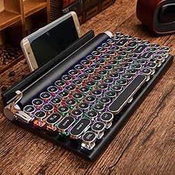 7KEYS Typewriter Keyboard Wireless Retro