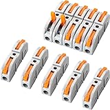 GKEEMARS 50 Pcs Wire Connector, 1 Conductor Compact