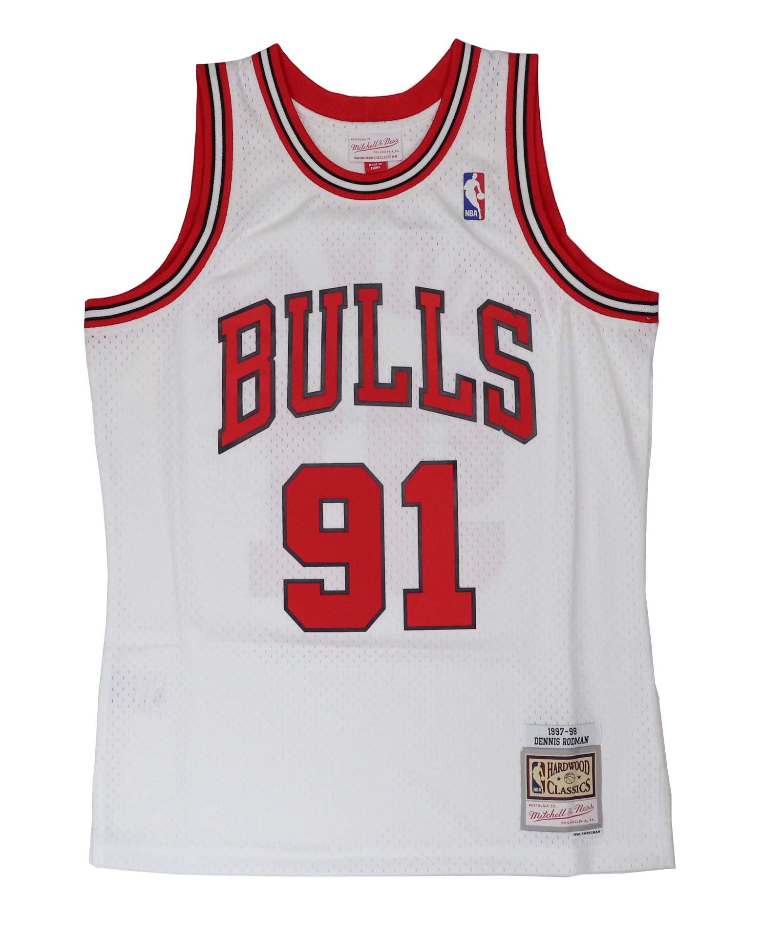 Mitchell&Ness 2.0 Chi. Bulls Shirt White/White S