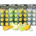 Exotic Nutrition Nectar Pod Variety 4 Pack | Calcium-Fortified Jelly Fruit Treat | for Sugar Gliders, Marmosets, Squirrels, Parrots, Cockatiels, Geckos & Other Small Pets