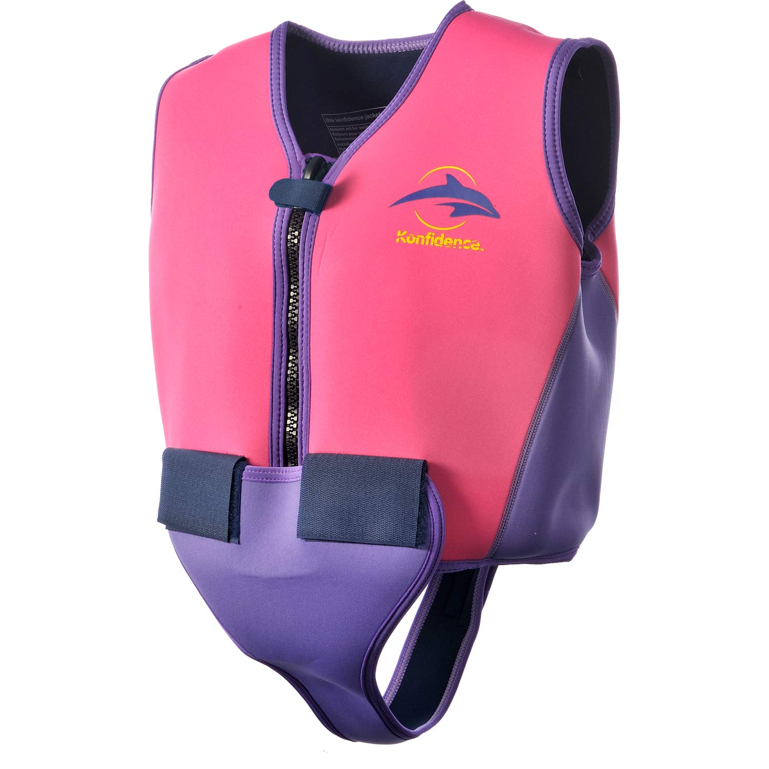 Konfidence Jacket – Our Original Premium Youth Swim Vest/Swim Jacket for ages from 8-14 years old - Our Youth Buoyancy Aid with Removeable Floats (Pink/Lilac, 12-14 Years)
