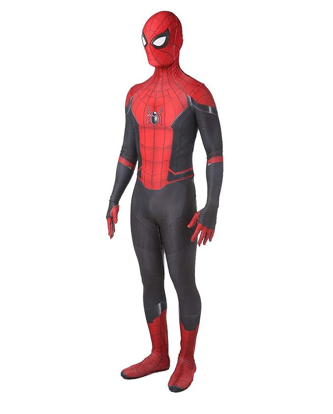 Cona Spider Man Far From Home Costumes Adult/Kids Unisex Lycra Spandex