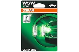 OSRAM ULTRA LIFE, W5W, Double Blister (2 lamps), white