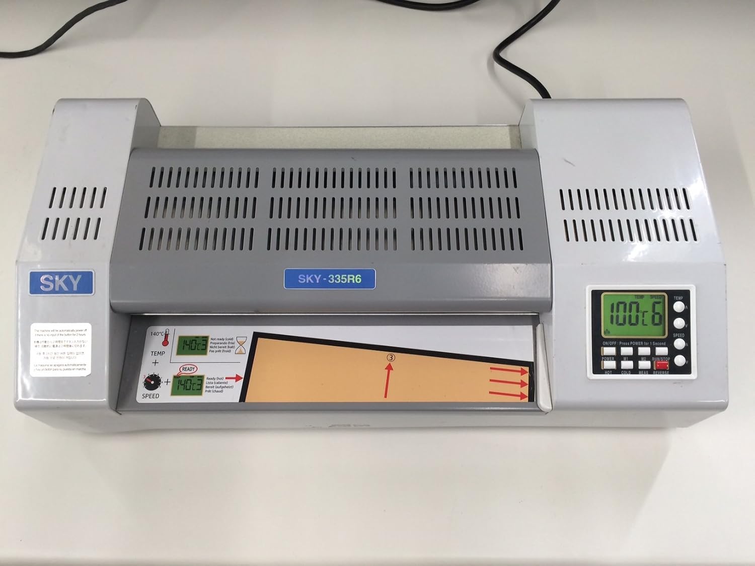 Sky 335R6 Photo Pouch Laminator 13.2-inch Heated Rollers Laminating Machine