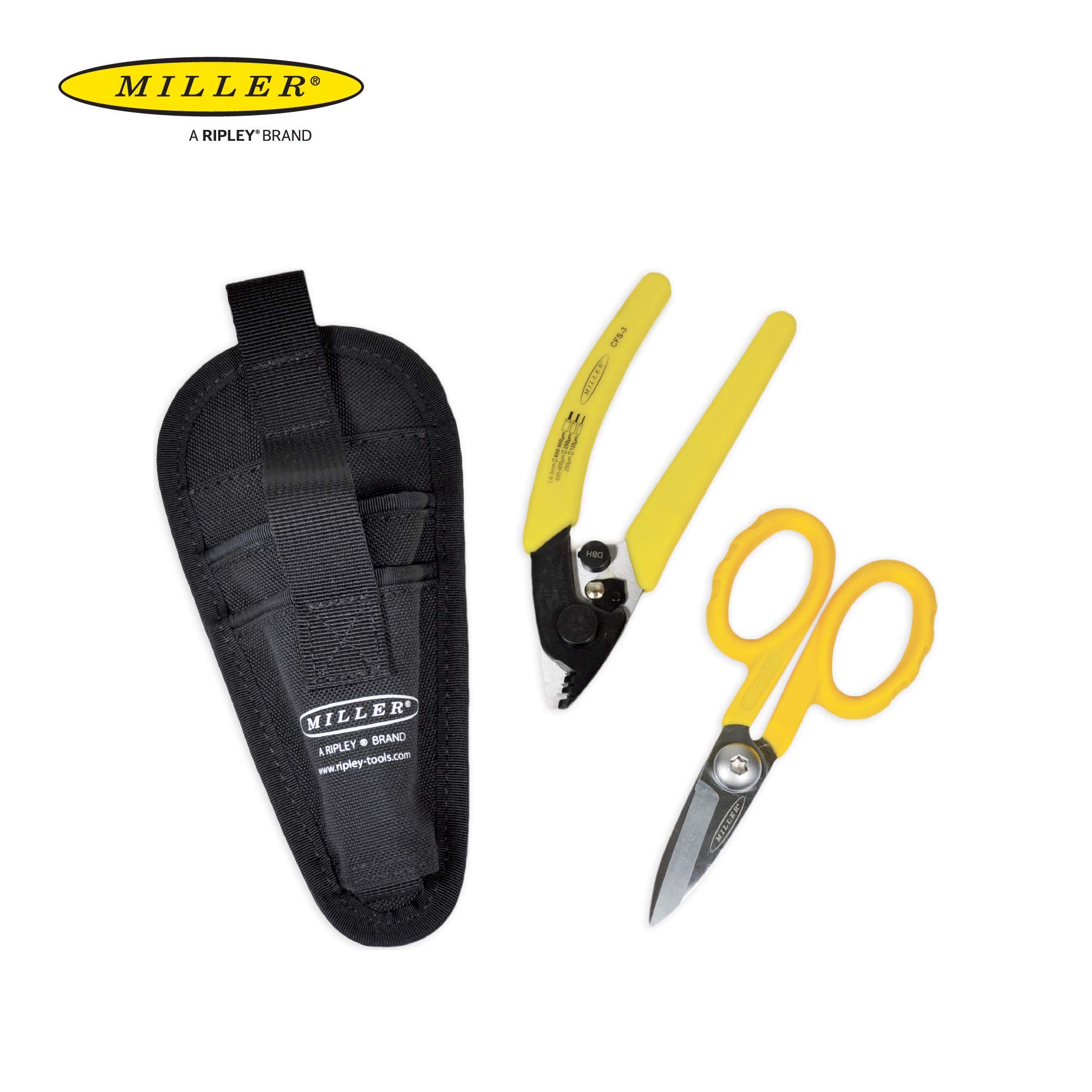 Miller MA01-7001 Kit, CFS-3 3-Hole Fiber Optic Cable Stripping Tool And ...