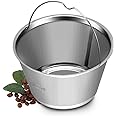 4-5 Cup Reusable Permanent Basket Coffee Filters, Coffee Filters 4 Cup, Perfect Fit Mr Coffee Coffee Makers and Brews, Replace 4 Cup Mr Coffee Gold Tone Coffee Filters