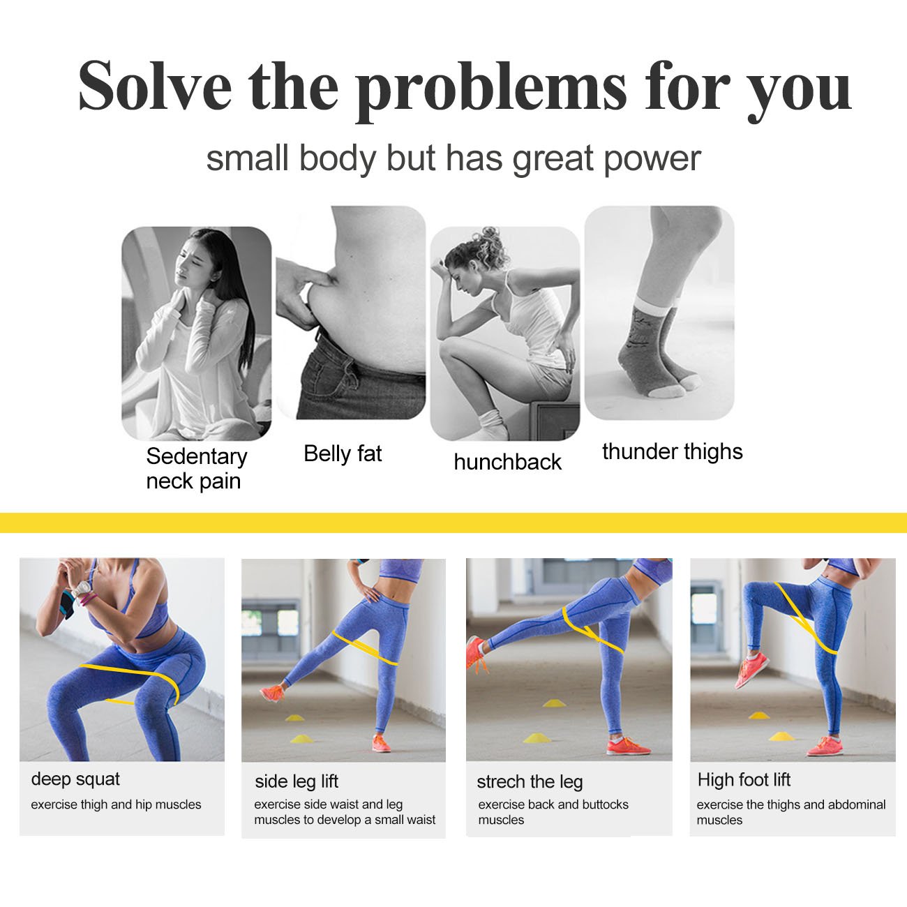 Kit Bandes en Boucle Exercice Yoga et Musculation, MORECOO Latex Naturel Pur Bandes Elastiques pour Musculation, Yoga, Rééducation, Tractions Perte de poids et d\'Autres Sports pour Homme et Femme [4Lots]