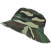 Trendy Apparel Shop Oversize XXL - XXXL Short Brim Outdoor Bucket Hat
