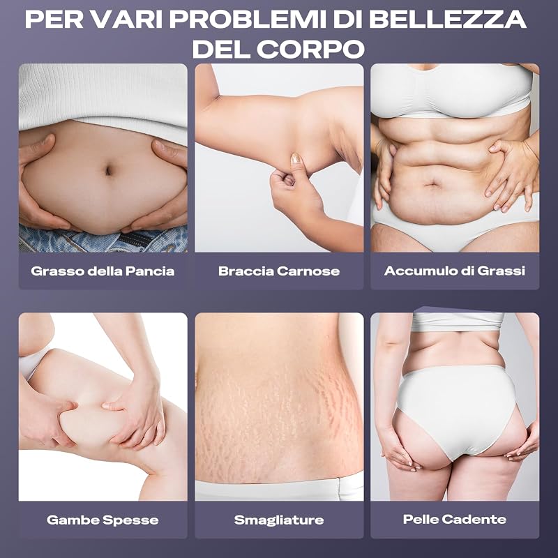 Massaggiatore Anticellulite Professionale, 3 In 1 Massaggiatore Elettrico Anticellulite Unisex per Addome, Glutei, Gambe, Braccia, Vita, e Schiena