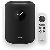 WiiM Sound Smart Speaker with 1.8″ Touch Display, Hi‑Res 24‑bit/192 kHz, AI RoomFit™ Room Correction, 100W Peak, Wi‑Fi 6E/Bluetooth 5.3, Multi‑Room & Stereo Pairing, Remote Included, Black