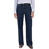 rag & bone Women's Featherweight Logan Wide Leg Jeans