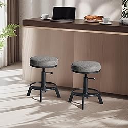 BOKKOLIK Industrial Bar Stools-Standard Height