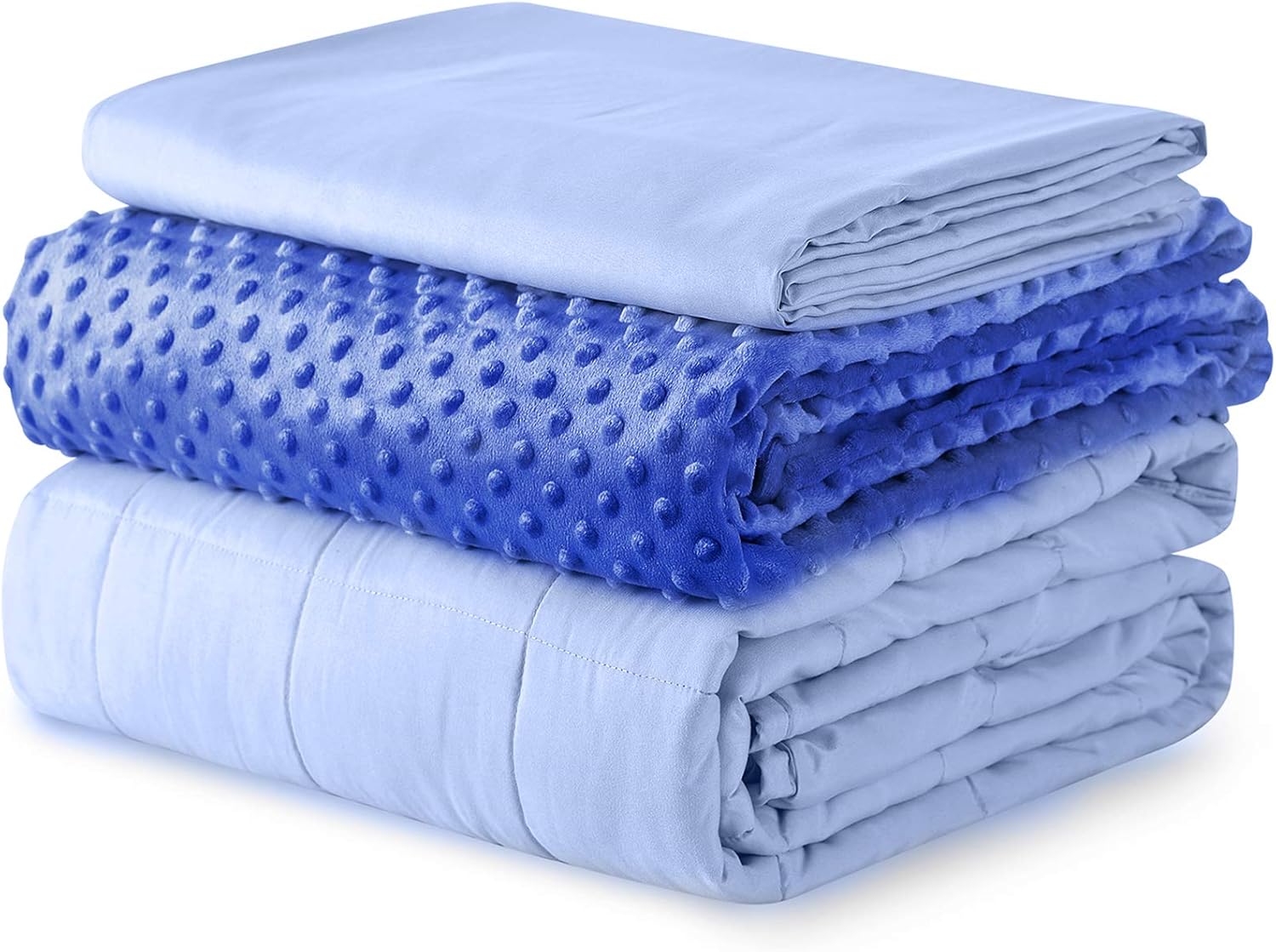 YnM Weighted Blanket and Duvet Covers — Hot and Cold Duvet Cover Set (3