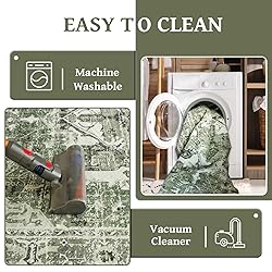 QD-Udreamy 5x7 Area Rugs - Machine Washable Area