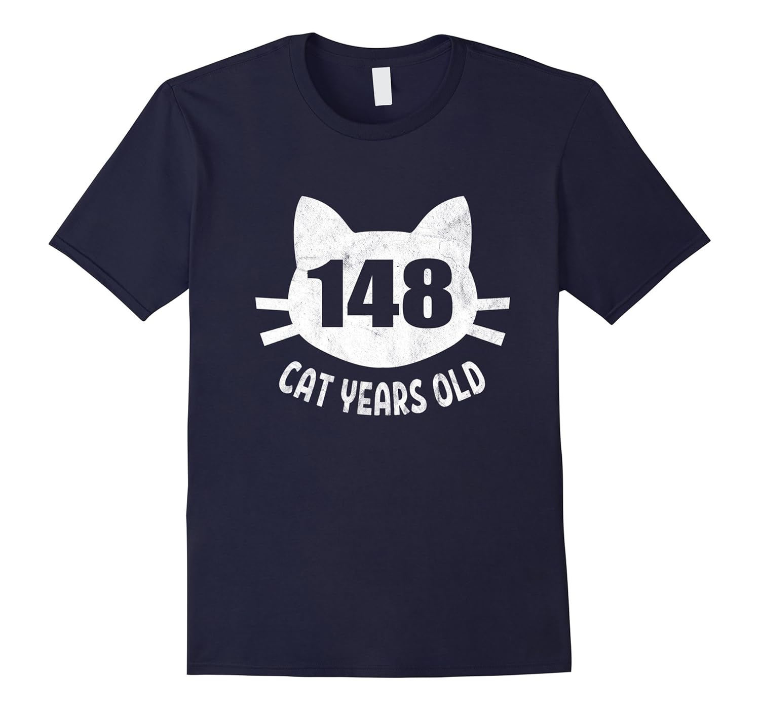 148 Cat Years Old T-Shirt Funny 33rd Birthday Gag Gift-ANZ