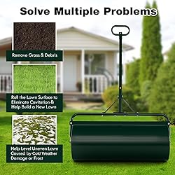 Goplus Push/Tow-Behind Lawn Roller, 17 Gallon/63L