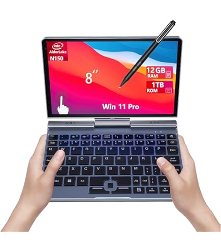 新品　KOOFORWAY 8インチ ミニノートパソコン　12GB Amazon.com: KOOFORWAY Mini Laptop 8 inch HD Touchscreen Portable