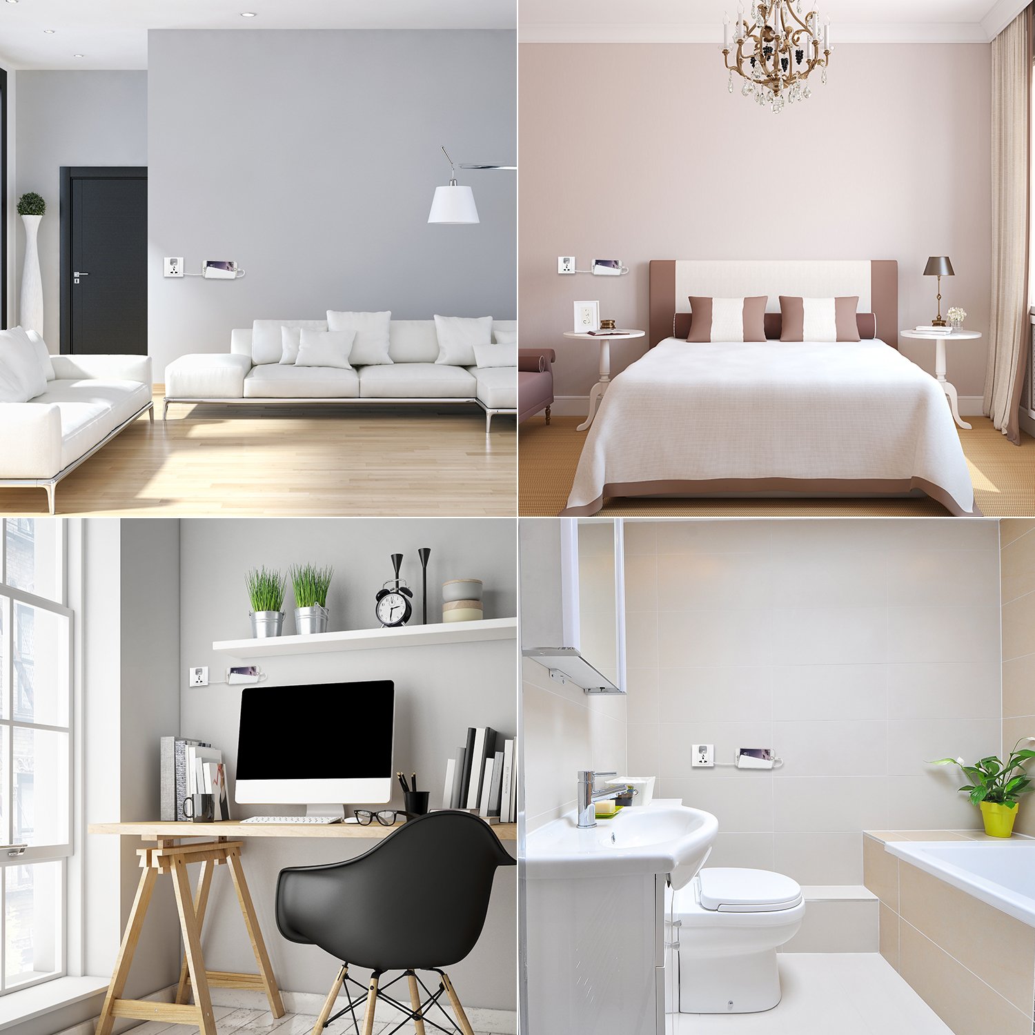 ProCIV Wall Mobile Phone Charging Stand