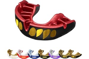 OPRO Gold Level Mouth Guard – Moldable Mouthguard with Superior Comfort, Fit, and Multi-Layer Protection for Boxing, Rugby, Hockey, MMA, BJJ, and Football Mouthpiece – Includes Mouth Guard Case