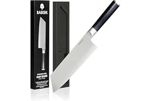Babish High-Carbon 1.4116 German Steel Cutlery, 7.5" Clef (Cleaver + Chef) Knife