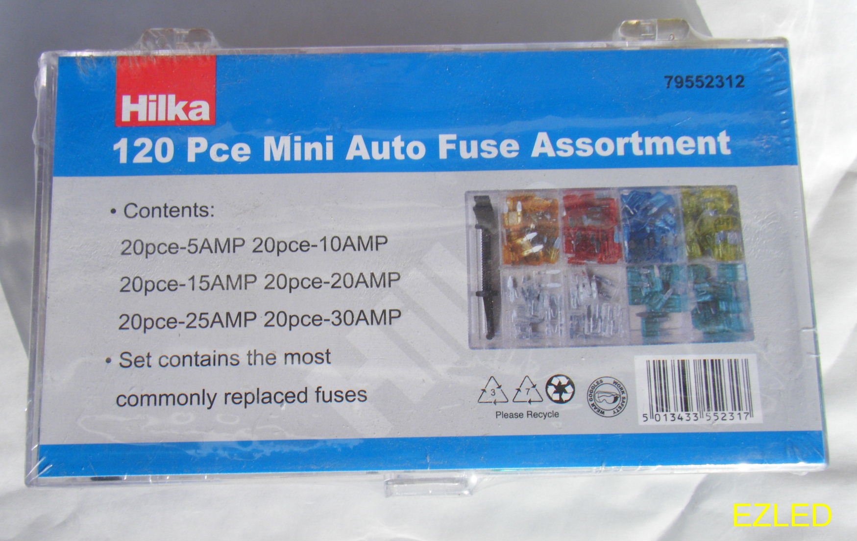 Mini Blade Fuse Set - 120 Piece