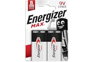 New-Battery, Energizer Max, 9V 2 Pk. - 522Bp2Ene