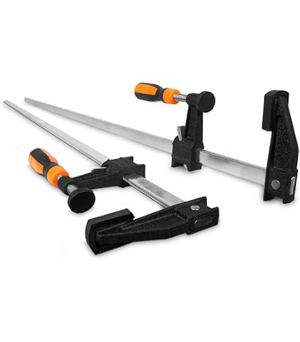 Peachtree Woodworking PW650 36" F-Bar Clamp - Ratcheting, 2-3/4" Reach, 500+ Lbs Clamping Pressure