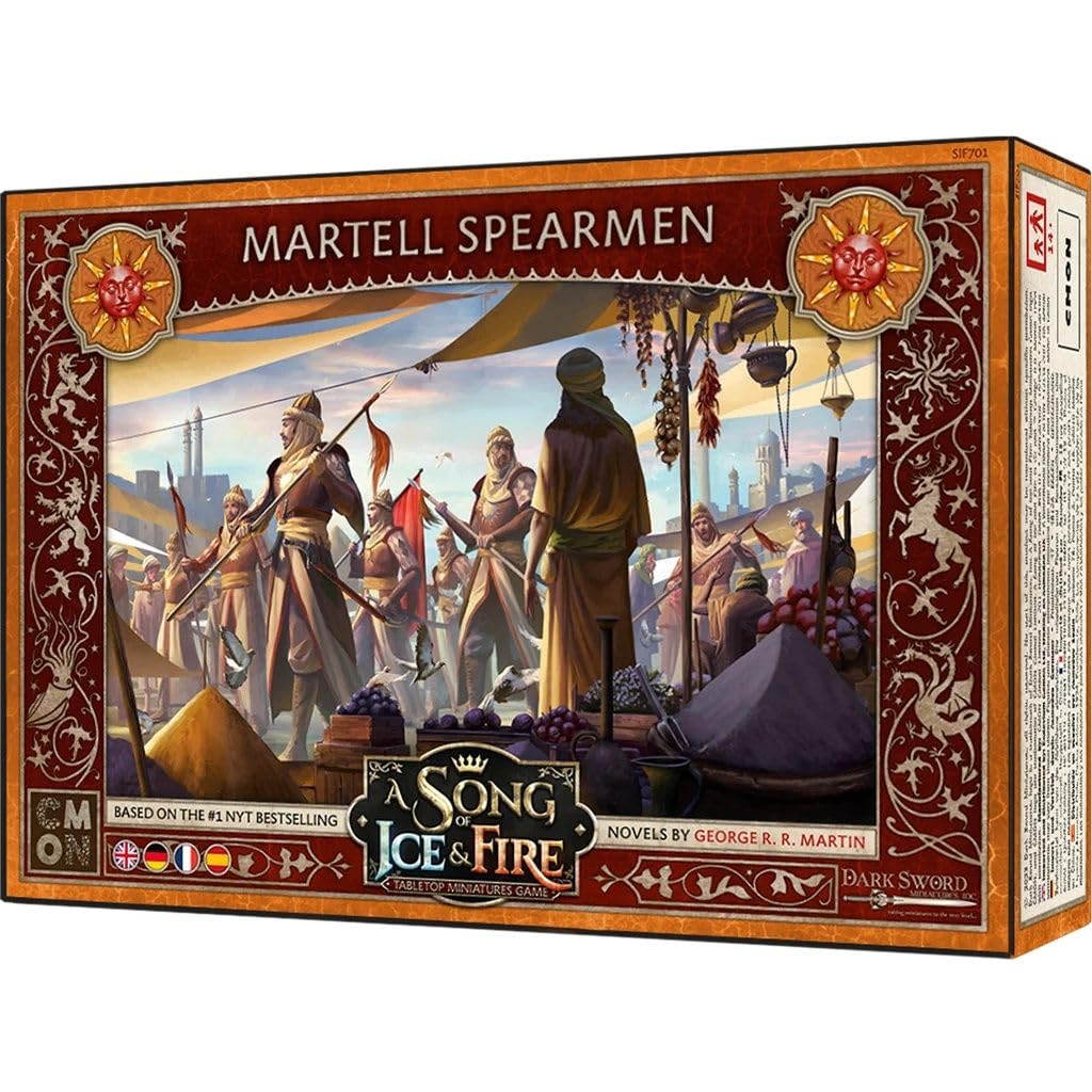 CMON, A Song of Ice & Fire - Spear Carrier by Haus Martell, Expansion, Tabletop, 2 Players, Ages 14+, 45-60 Minutes, German, Multilingual — image 1