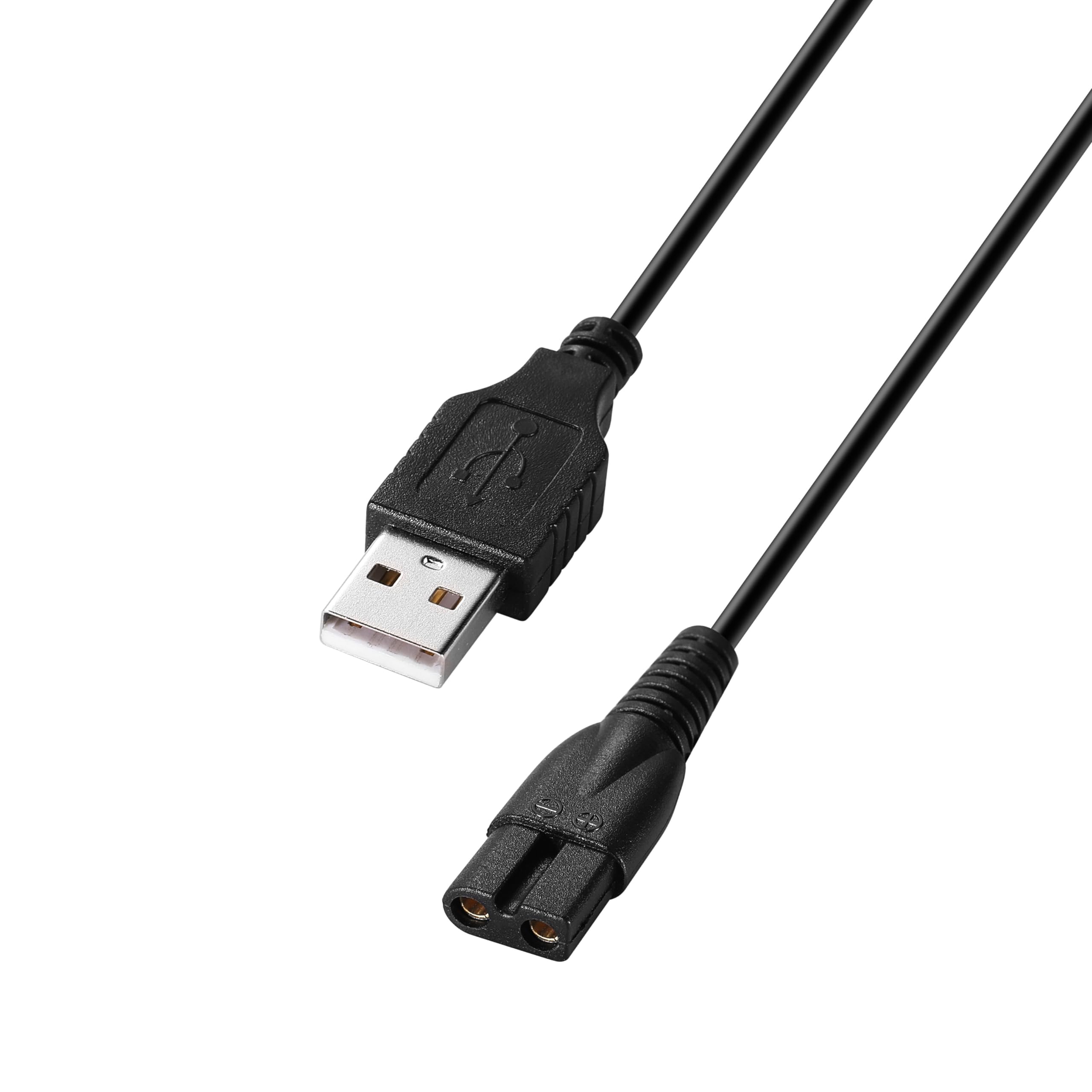 for Skull Shaver Charger USB Charging Cable Compatible with Skull Shaver Pitbull Platinum PRO/Pitbull Silver PRO/Pitbull Gold PRO Electric Head Face for Men Charger Cord