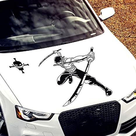 Amazon Co Jp ワンピース漫画の車のステッカー ドアのステッカー 創造的な個性と横暴なボディーデコレーション Size D ホーム キッチン