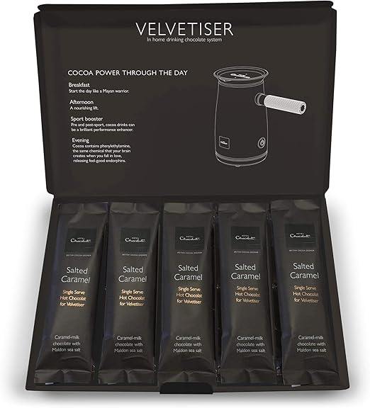Hotel Chocolat Salted Caramel Hot Chocolate Single Serve Sachets
