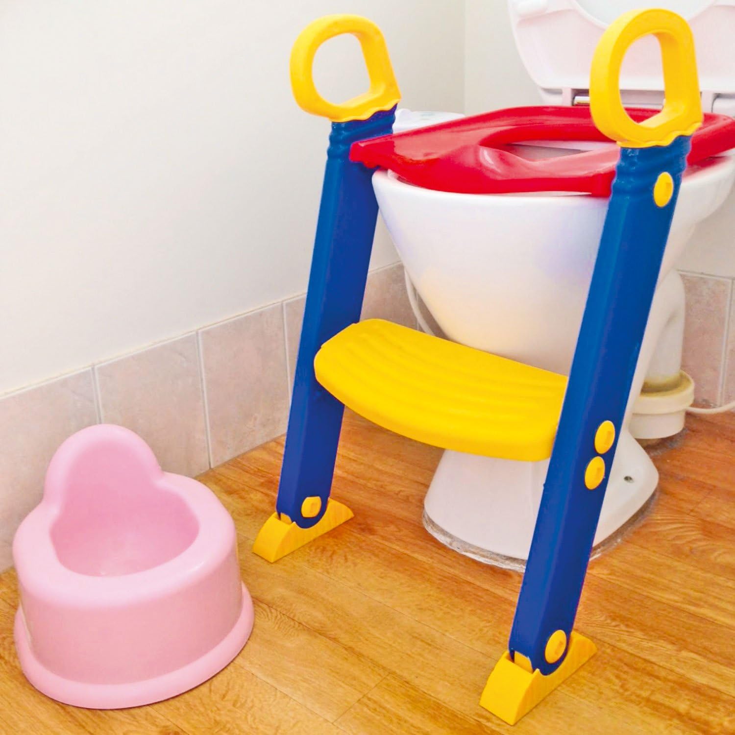 Taylor & Brown® Baby Toddler Ladder Step Potty Training Toilet Seat