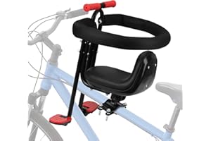 Ercabikker Child Bike Seat - Front Mount, Kids Bike Seat for Adult Bike, Baby Bike Seat Front Mounted, Toddler Bike Seat for 