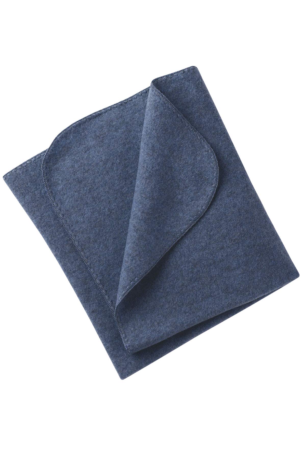 Engel Baby Blanket Wool Fleece, Blue blend, 80x100 cm — image 1