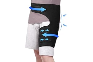 FAMJOALE Hip Brace for Sciatica Pain Relief -Hip Pain Relief, Compression Wrap for Sciatic Nerve, Hip Fleхоr Strain, Groin In