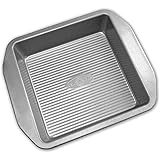 USA Pan American Bakeware Classics 8-Inch Square Cake and Brownie Pan, Aluminized Steel