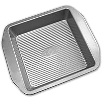 USA Pan American Bakeware Classics 8-Inch Square Cake and Brownie Pan, Aluminized Steel
