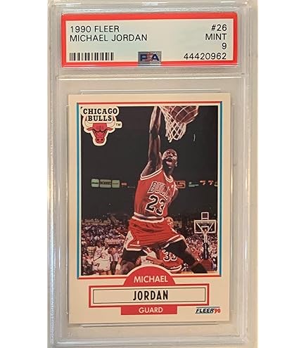 【PSA鑑定付き直筆サイン】1990 FLEER Ｗ．クラーク／Ｋ．ミッチェル Amazon.com: Michael Jordan 1990 Fleer Basketball Card #26