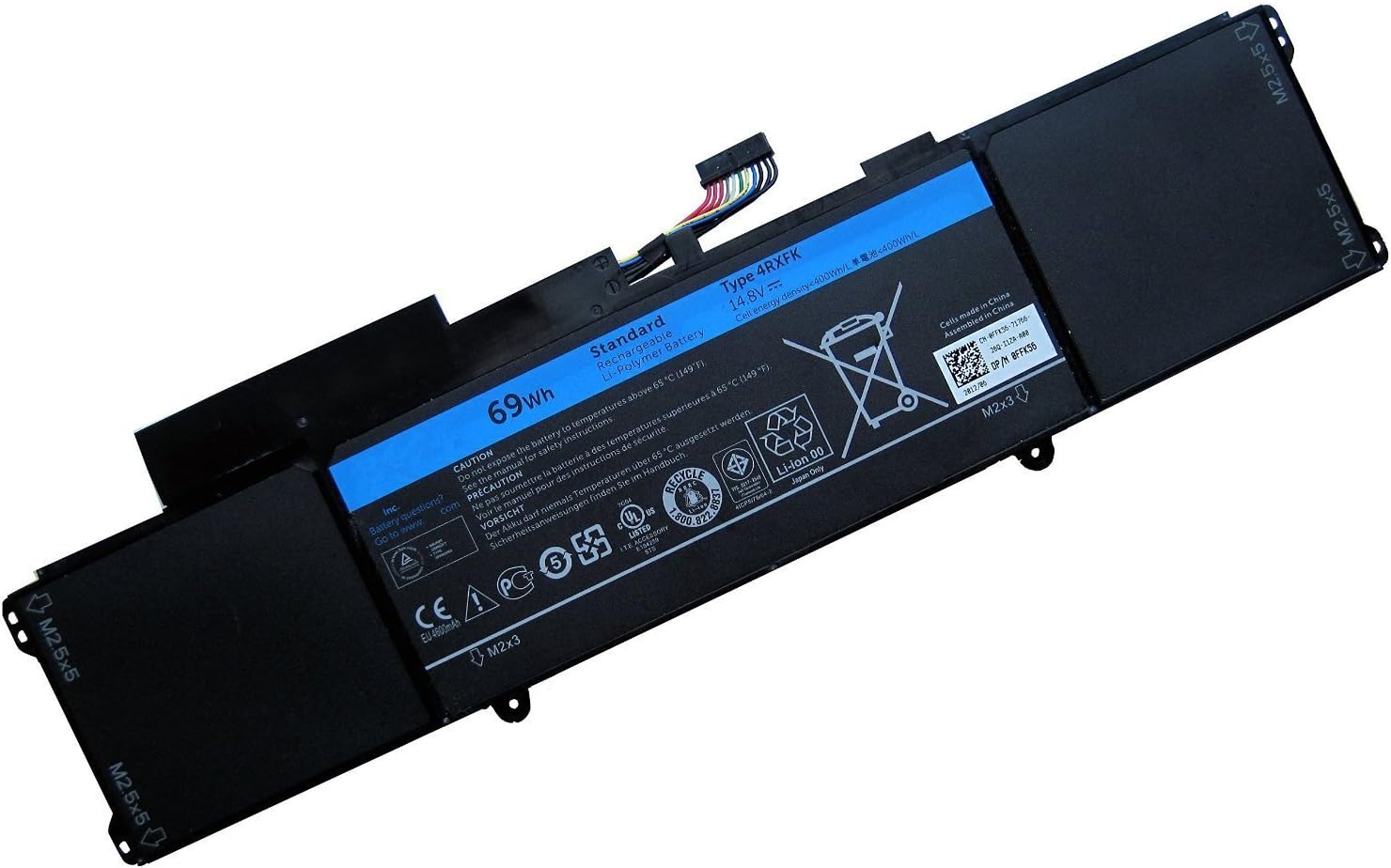 7XINbox 14.8V 69Wh 4RXFK C1JKH FFK56 Laptop Battery compatible with Dell XPS 14 14 L421X Ultrabook Series 14-L421x L421x