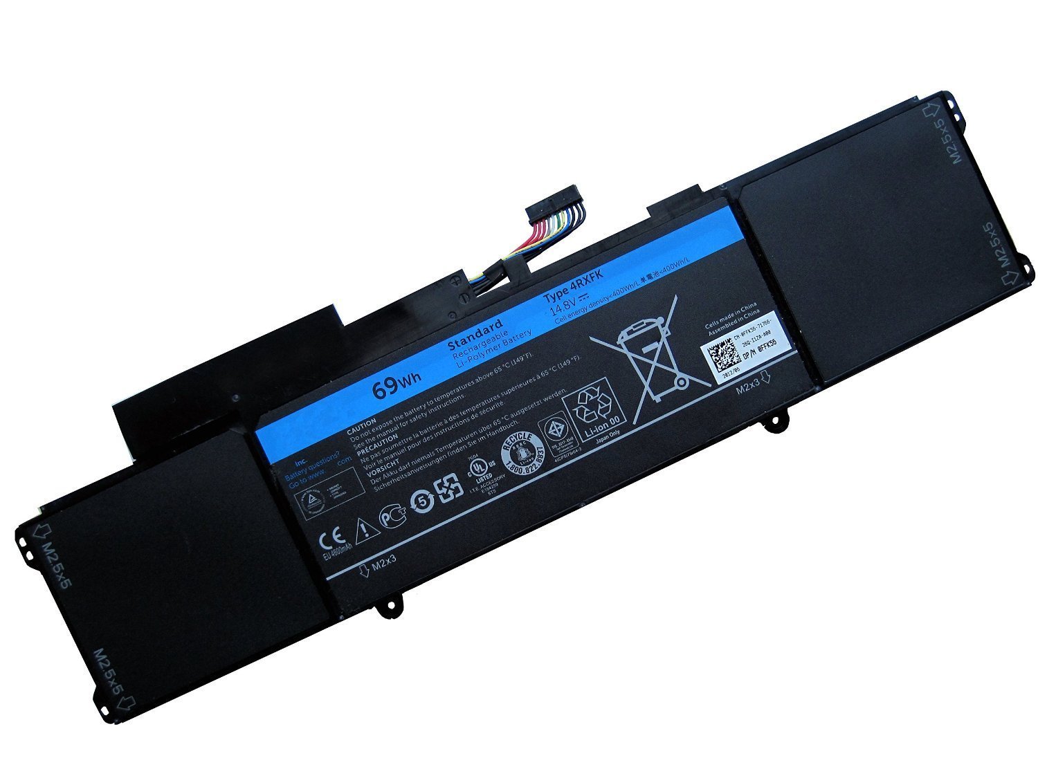 7XINbox 14.8V 69Wh 4RXFK C1JKH FFK56 Laptop Battery compatible with Dell XPS 14 14 L421X Ultrabook Series 14-L421x L421x
