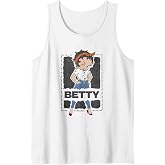 Betty Boop Barbed Wire Frame Tank Top