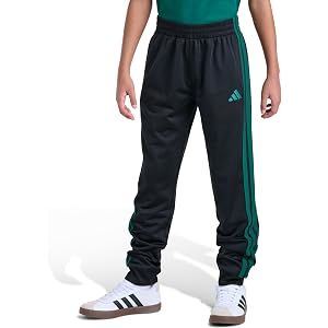 adidas Boys' 3 Stripe Tricot Jogger
