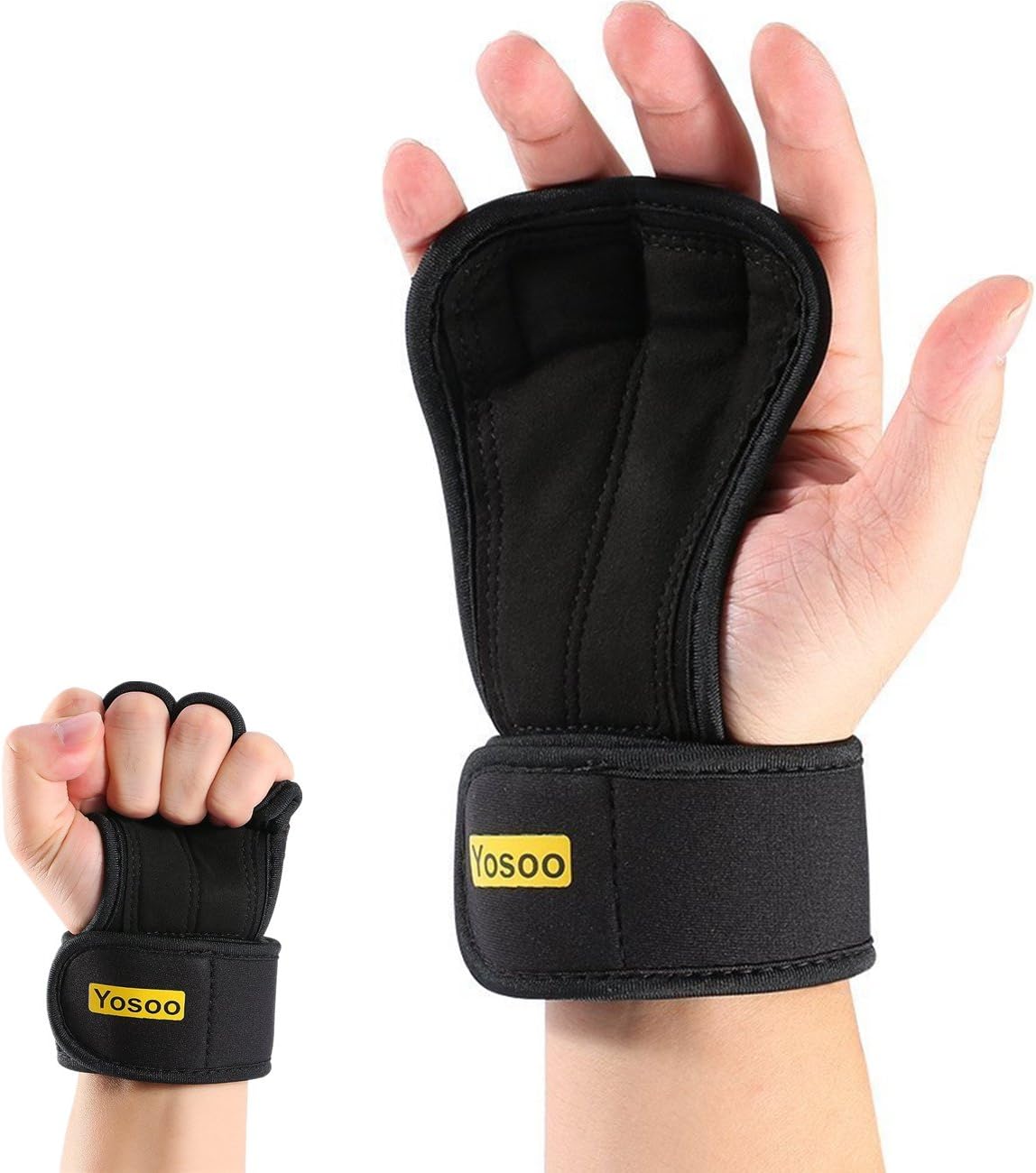 Neoprene Gymnastics Gym Gloves Best For , PullUps, Kettle Bell