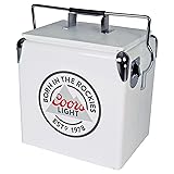 Coors Light Retro Ice Chest Cooler with Bottle