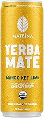 Mateina Organic Mango Key Lime Yerba Mate, 12 Fl Oz