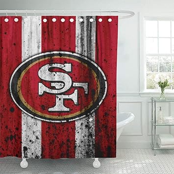 Amazon Com Ladble Decor Shower Curtain Set With Hooks San