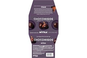 MITICA ChocoHigos - Hand-dipped Dark Chocolate Figs - 1 container, 4.9 oz